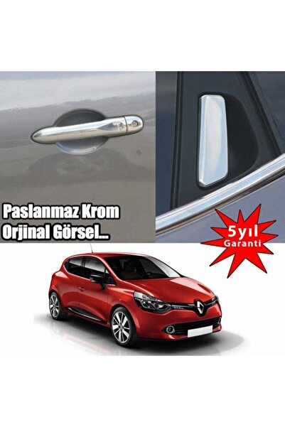 Niken Renault Clio 4 Kapı Kolu Kromu Nikelajı