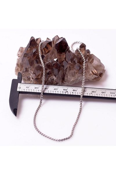 Taş Sandığı 2.5 mm Interlaced 60 cm Steel Necklace