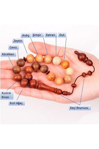 Taş Sandığı Karma Tree Efe Rosary 14 mm