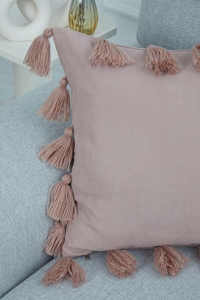 Aisha's Design Decorative Large Tasseled Throw Pillow Cover - K-111