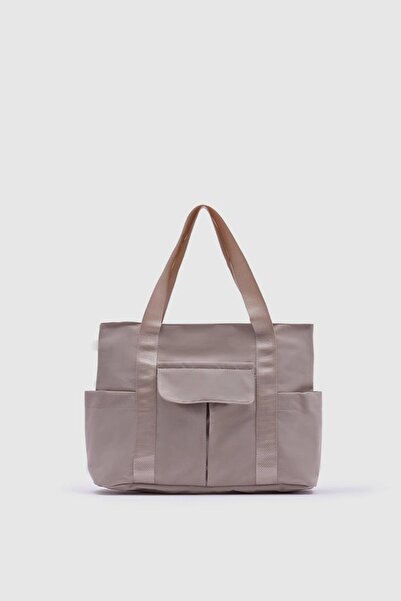 Tandi Bags Zerna Bigger Krem Tote Çanta