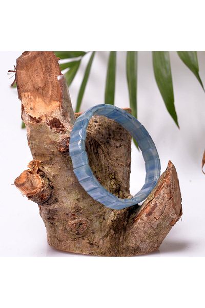 Taş Sandığı Kyanite Stone Bracelet - Square Cut