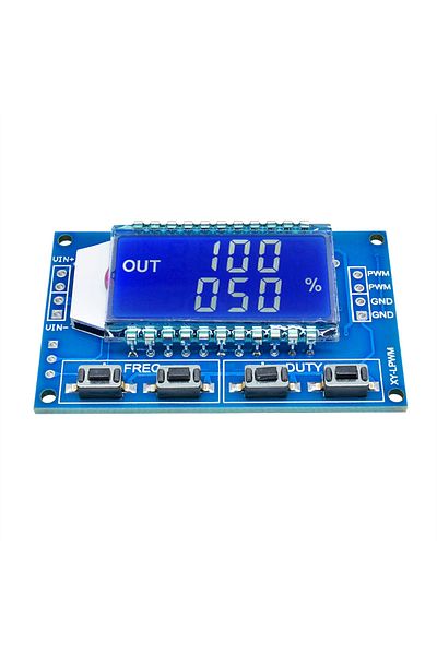 Aideepen Blue Dc 3.3v-30v 1-channel 1hz-150khz Dual Mode Signal Generator Square Wave Lcd Pwm Pulse Frequency