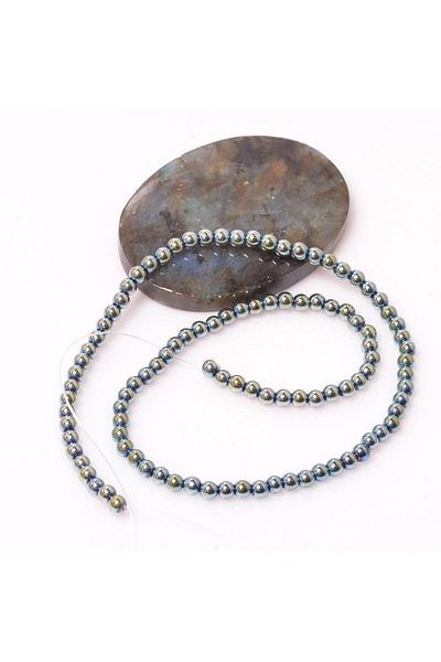 Taş Sandığı Hematite Stone String - 4 Mm Green Color