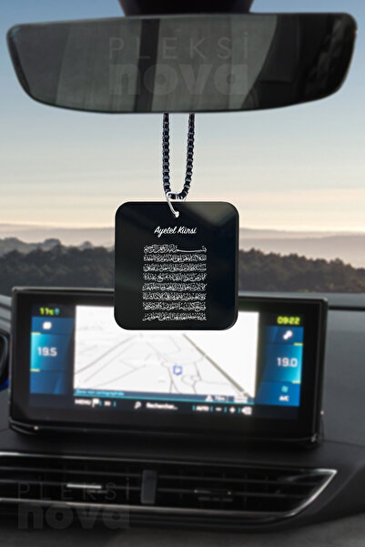 Pleksinova Ayetel Kürsi Araba Süsü Dikiz Aynası Süsü Araba Süsü