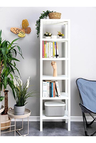 Bayev Shelf 6 Katlı Düzenleyici Raf Ünitesi Kitaplık, Banyo, Mutfak Rafı. Ayakkabılık, organizer