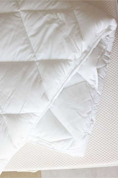 Demet Çeyiz Aksesuar White Double Quilt - 195x215