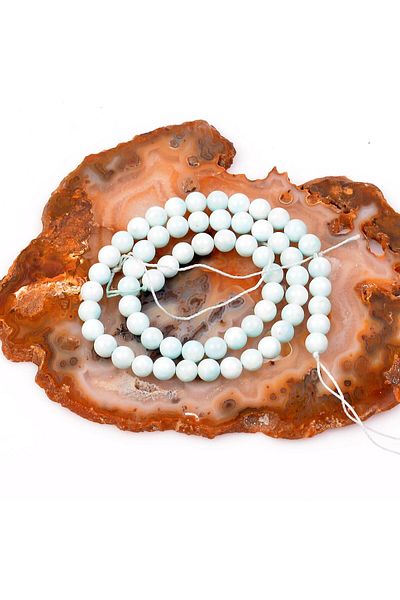 Taş Sandığı Larimar Stone String - 6 Mm
