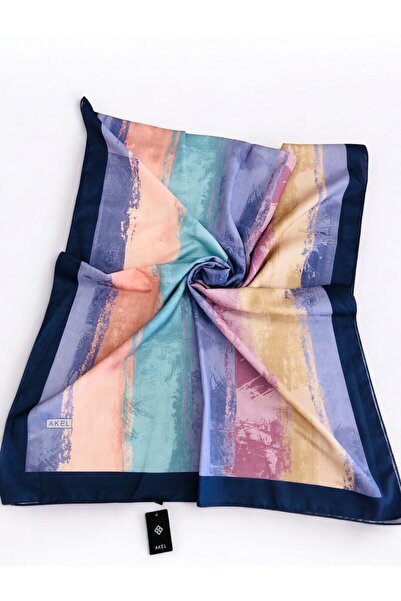 Akel Pastel Patterned Digital Soft Shawl