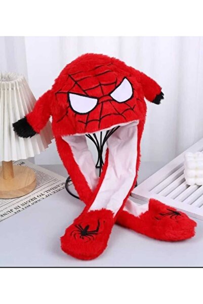 Toyhouse Kırmızı Örümcek Kulakları Hareket Eden Işıklı Peluş Bere