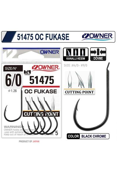 Owner 51475 OC Fukase Black Chrome İğne