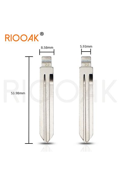 Choice 10pcs Replacement Metal Blank Uncut Flip #22 NSN14 KD Key Blade for Nissan TIIDA Renault Subaru I...