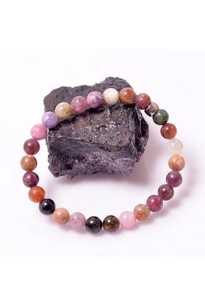 Taş Sandığı Tourmaline Stone Bracelet (8 mm)