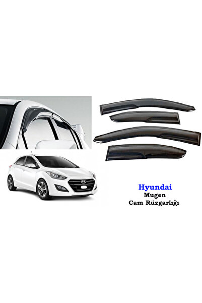 Universal Hyundai I30 Mugen Cam Kenar Rüzgarlığı 2012-