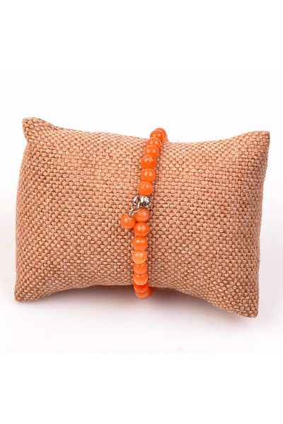 Taş Sandığı Orange Aventurine Stone Bracelet - 6 mm