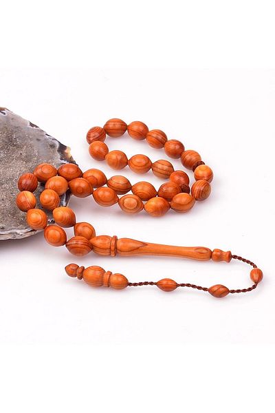 Taş Sandığı Cyprus Tree Rosary (8*12 mm)