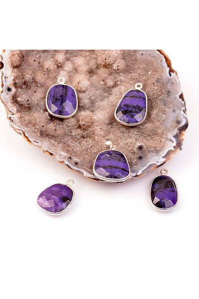 Taş Sandığı Çeroit Stone Silver Necklace