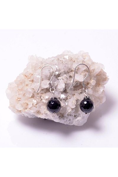 Taş Sandığı Onyx Stone Earrings