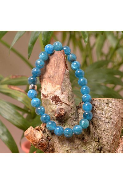 Taş Sandığı Apatite Stone Bracelet - 8 mm