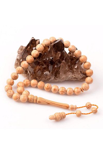 Taş Sandığı Scented Tar Tree Prayer Beads - 9.5 Mm