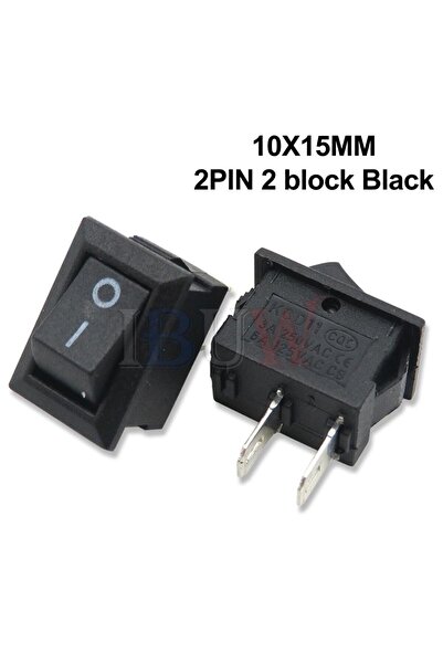 Choice5 2PIN 2 block Black 10Pcs Push Button Switch 10x15mm 15x21 2Pin 3pin 3...