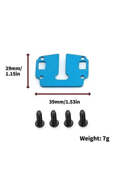 Choice لوحة دعم علبة التروس المعدنية SKY BLUE 54597 LY49 لسيارة Tamiya GF-01 ...