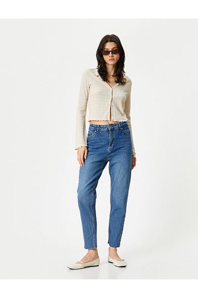 Koton Indigo Γυναικείο Jean Παντελόνι - 4sal40306md