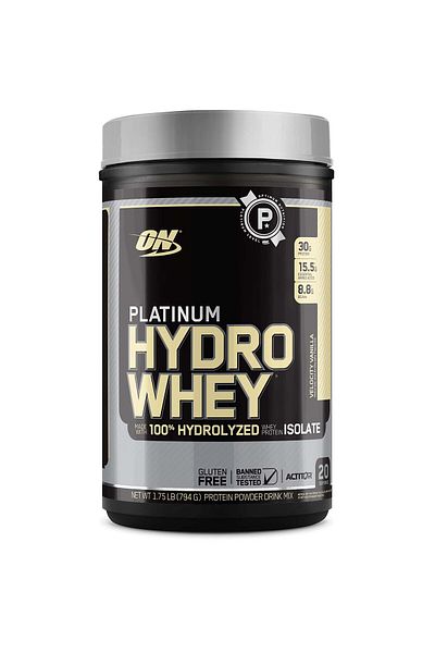 Optimum Nutrition Platinum HydroWhey, Velocity Vanilla, 1.75 LB