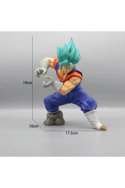 Choice 19CM Action Figure Dragon Ball Goku Figure Dark Blue Standing PVC DBZ Goku Super Saiyan Movie Ver...