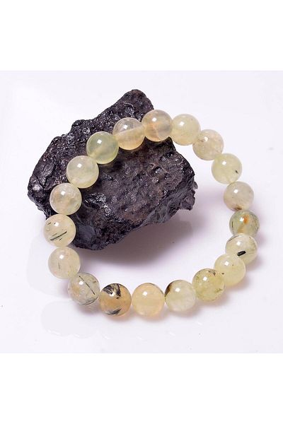 Taş Sandığı Prehnite Stone Bracelet - 10 Mm