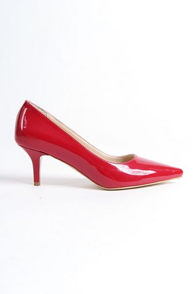 Mubiano Mbhrnr978-kr Women's Patent Leather Thin 7 Cm Heeled Red Stiletto & High Heels