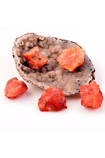 Taş Sandığı Karnelyan Akik Taşı Ham Kütle - Karneol Akik