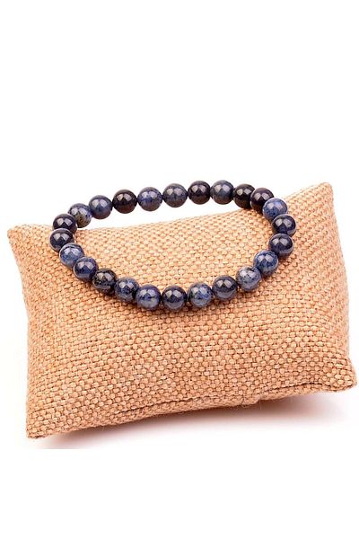 Taş Sandığı Dumortierite Stone Bracelet - 8 Mm