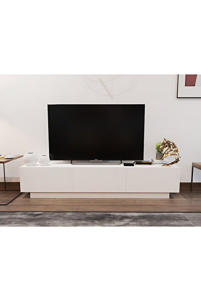 Home Mobiga Rotterdam Bazalı Tv Ünitesi 180 Cm Beyaz