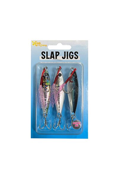 Hanfish Slap Jigs Naturel Mix 10 gr