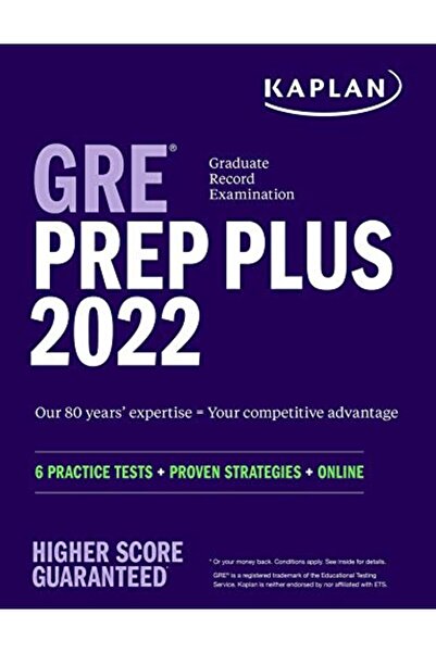 Kaplan Publishing GRE Prep Plus 2022 خبرتنا التي تمتد إلى 80 عامًا = ميزتك ال...
