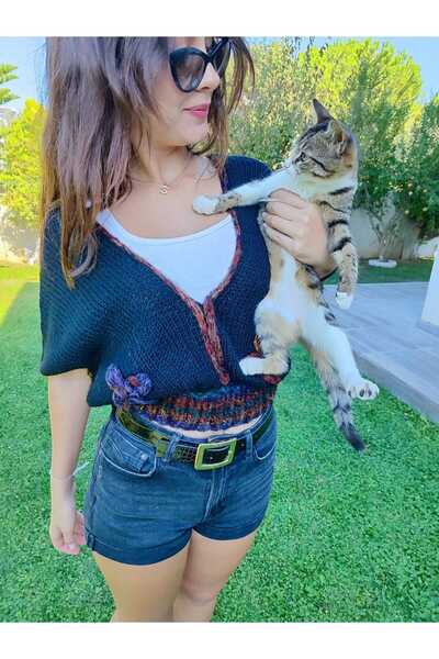 EL İŞİ El Örgüsü Kışlık Yün Süveter