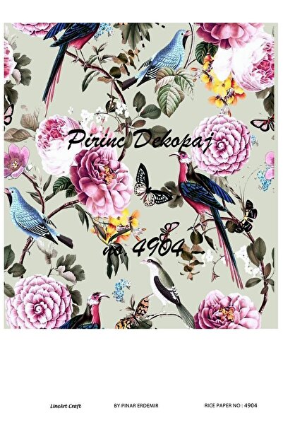 LİNEART ورق ديكوباج نحاسي Lineart 29X42 رقم: L4904