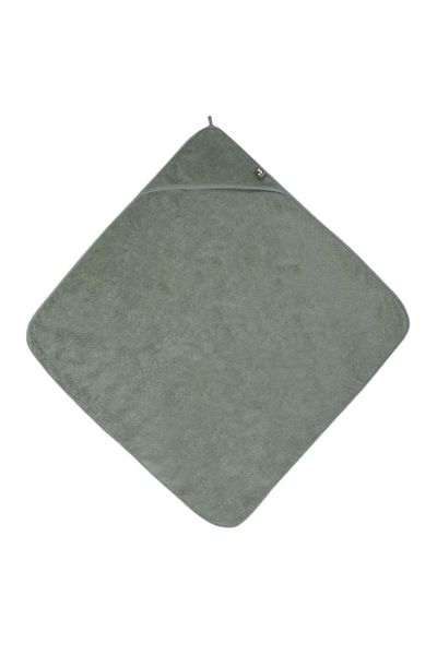 Alpar Tekstil Cotton Girl-Boy Newborn-Baby Bath Towel - Plain/Green Swaddle