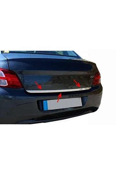Niken Peugeot 301 Bagaj Alt Çıtası Krom Nikelajı