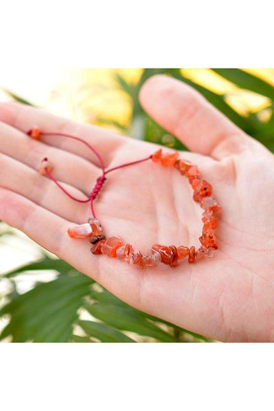 Taş Sandığı Adjustable Agate Stone Bracelet