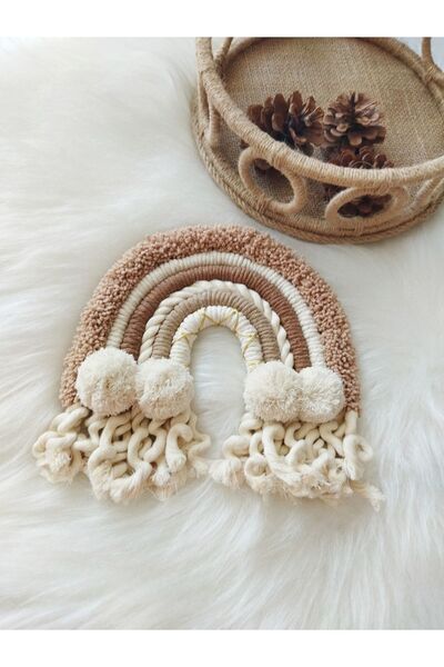 Genel Markalar Makrome Bebek Odası Duvar Dekoru /makrome Gökkuşağı