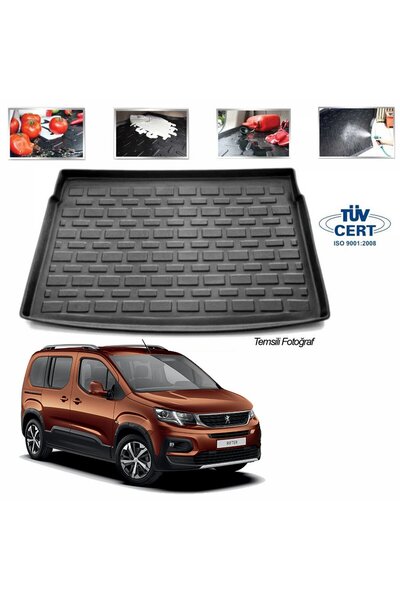 Leader Peugeot Rifter Bagaj Havuzu Paspası 2018-2019-2020