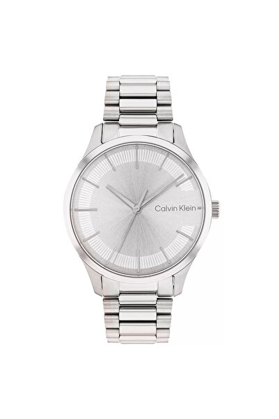 Calvin Klein Saat Kadin Metalik Gri Kol Saati CK25200041