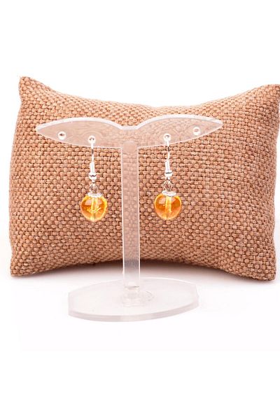 Taş Sandığı Citrine Stone Earrings (Money Stone)