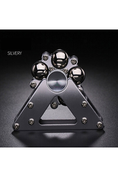 Choice سبينر فيدجيت مزدوج البندول فضي قابل للطي معدني مضاد للتوتر، لعبة جيروس...