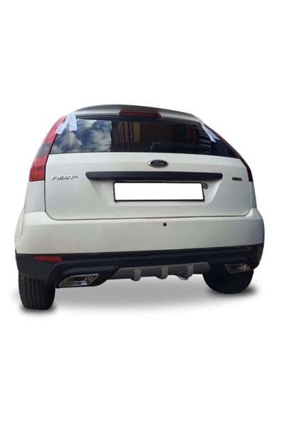 Universal Ford Fiesta Difüzör Arka Tampon Çift Egzoz Çıkışlı