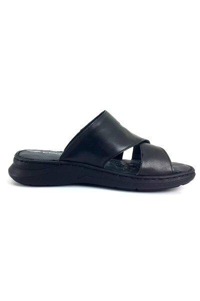 Forelli Ανδρικές ανατομικές καθημερινές παντόφλες Berke 24YT Μαύρες