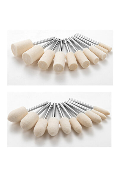 Choice 20pcs Felt Polishing Buffing Wheel for Dremel Rotary Tool Accessories Wool Felt Polishing Pad Wheel