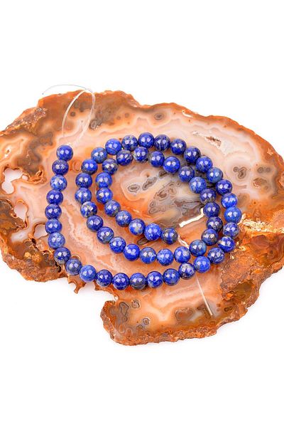 Taş Sandığı Lapis Lazuli Stone String - 6 Mm